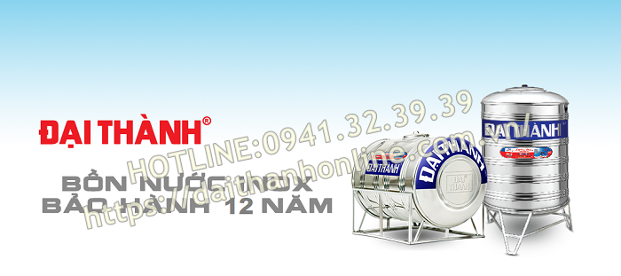 Đại lý phân phối bồn nước inox Đại Thành 2000l Quận 2