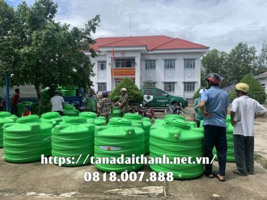 Đại lý bồn nhựa HDPE PLASMAN 500l ngang chính hãng