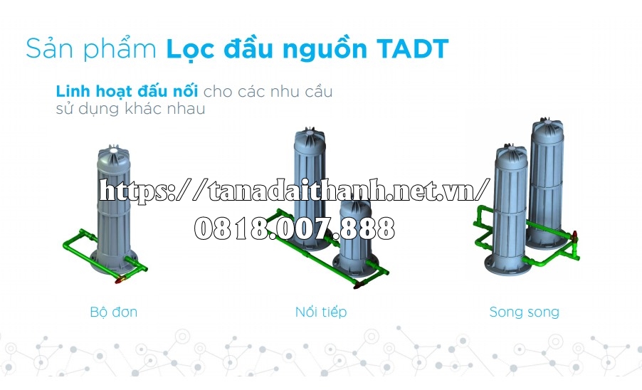 Đại lý bán bộ lọc nước đầu nguồn Đại Thành Phú Yên