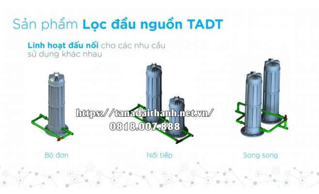 Đại lý bán bộ lọc nước đầu nguồn Đại Thành Vĩnh Long